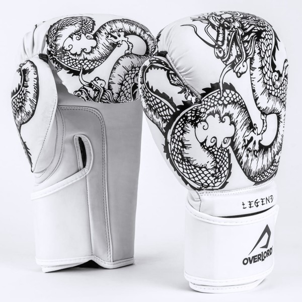 OVERLORD Rękawice Bokserskie LEGEND Białe