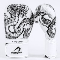 OVERLORD Rękawice Bokserskie LEGEND Białe
