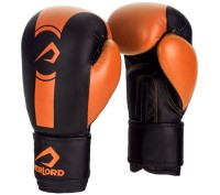 OVERLORD Rękawice Bokserskie BOXER Dziecięce Czarno-Pomarańczowe