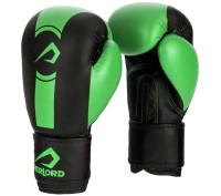 OVERLORD Rękawice Bokserskie BOXER Dziecięce Czarno-Zielone
