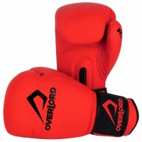 OVERLORD Rękawice Bokserskie RAGE Czerwone