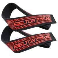 BELTOR Paski Treningowe / Uchwyty do Martwego Ciągu GORILLA GRIP Czarne