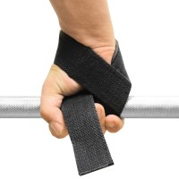BELTOR Paski Treningowe / Uchwyty do Martwego Ciągu GORILLA GRIP Czarne