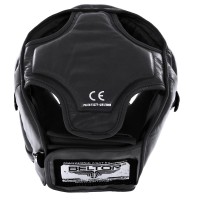 BELTOR Kask Karate / Krav Maga z Kratą Metalową Czarny