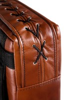 RING SPORT Tarcza do Kopnięć Profilowana Skórzana Brązowa 60 x 30 cm