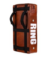 RING SPORT Tarcza do Kopnięć Prosta Skórzana Brązowa 60 x 30 cm