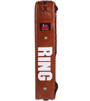 RING SPORT Tarcza do Kopnięć Prosta Skórzana Brązowa 75 x 35 cm