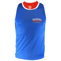 MASTERS Koszulka Bokserska Dwustronna Czerwono-Niebieska