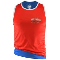MASTERS Koszulka Bokserska Dwustronna Czerwono-Niebieska