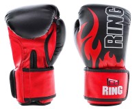 RING SPORT Rękawice Bokserskie FIRE Dziecięce