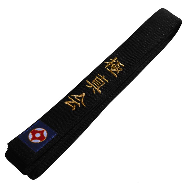 BUSHI Pas do Karate Kyokushin Czarny PREMIUM