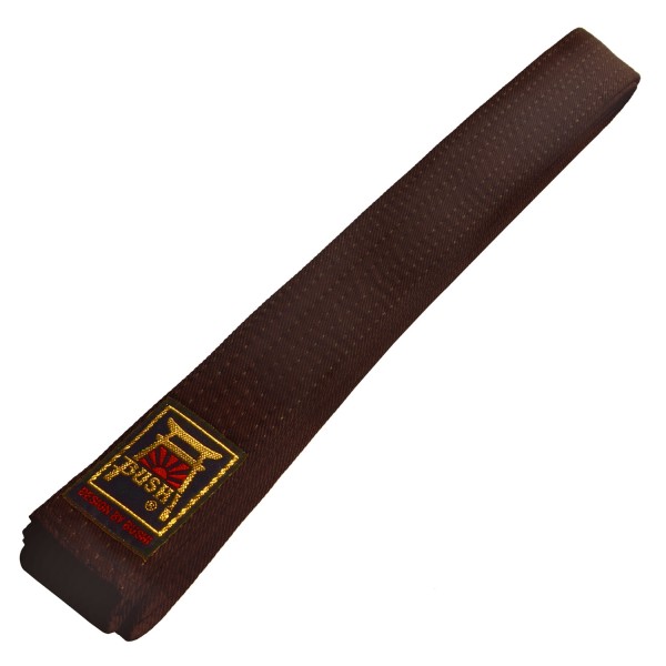 BUSHI Pas do Karate Brązowy PREMIUM