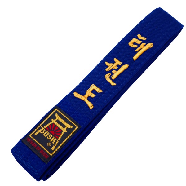 BUSHI Pas do Taekwondo Niebieski