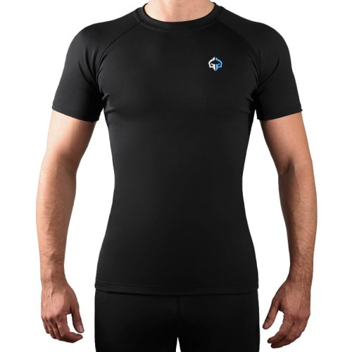 GROUND GAME Rashguard MMA Essential Logo Krótki Rękaw