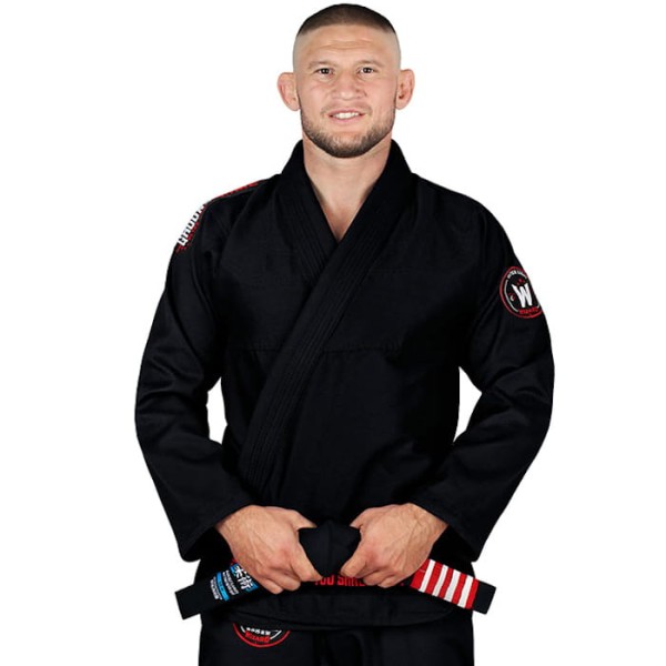 GROUND GAME Kimono do BJJ Wizard Czarne (250g)