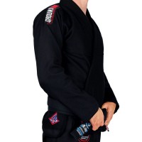 GROUND GAME Kimono do BJJ Wizard Czarne (250g)