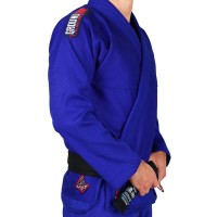 GROUND GAME Kimono do BJJ Wizard Niebieskie (250g)