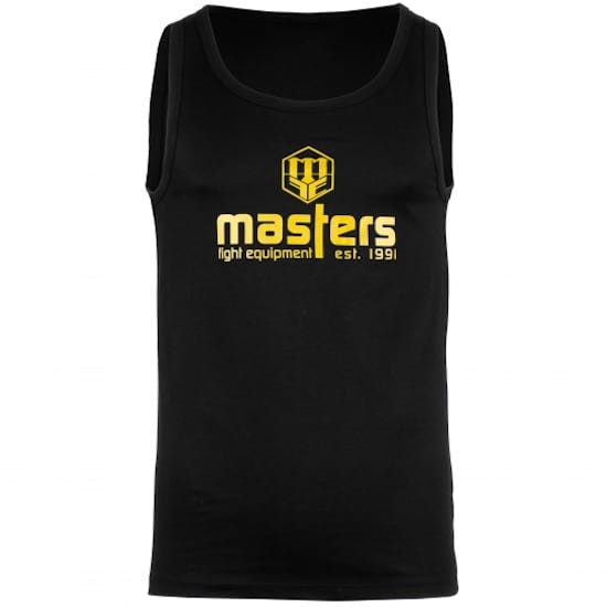 MASTERS Koszulka Bokserska Bezrękawnik Czarna BASIC