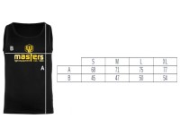 MASTERS Koszulka Bokserska Bezrękawnik Czarna BASIC