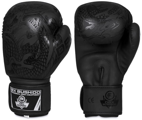 BUSHIDO Rękawice Bokserskie BLACK DRAGON