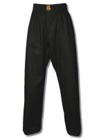 BUSHI Spodnie Treningowe Krav Maga Czarne Bawełniane