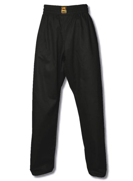 BUSHI Spodnie Treningowe Krav Maga Czarne Bawełniane