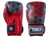 TOP KING Rękawice Bokserskie DRAGON Czarno-Czerwone