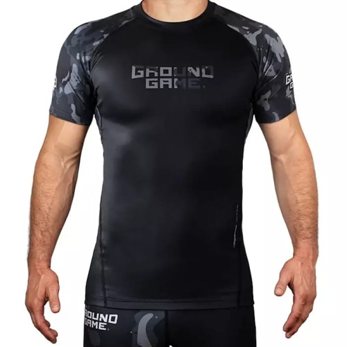 GROUND GAME Rashguard MMA Moro 4.0 Krótki Rękaw