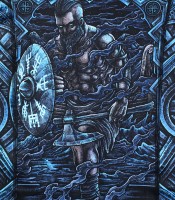 GROUND GAME Rashguard MMA Dziecięcy Viking