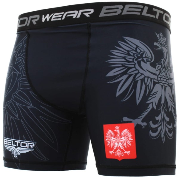 BELTOR Spodenki MMA Obcisłe Vale Tudo Polska