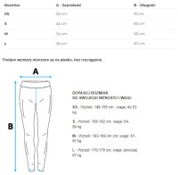 GROUND GAME Legginsy Damskie Mandala Fioletowe