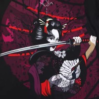 GROUND GAME Rashguard MMA Damski Tsuru Warrior