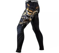 GROUND GAME Legginsy MMA Męskie Oni Samurai