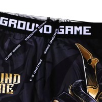 GROUND GAME Legginsy MMA Męskie Oni Samurai