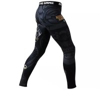 GROUND GAME Legginsy MMA Męskie Oni Samurai