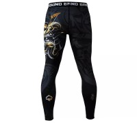 GROUND GAME Legginsy MMA Męskie Oni Samurai