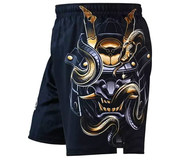 GROUND GAME Spodenki MMA Dziecięce Oni Samurai