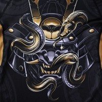 GROUND GAME Rashguard MMA Oni Samurai