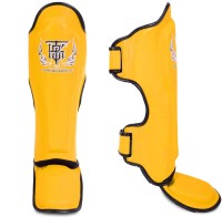 TOP KING Ochraniacze Piszczeli i Stopy Pro Żółte