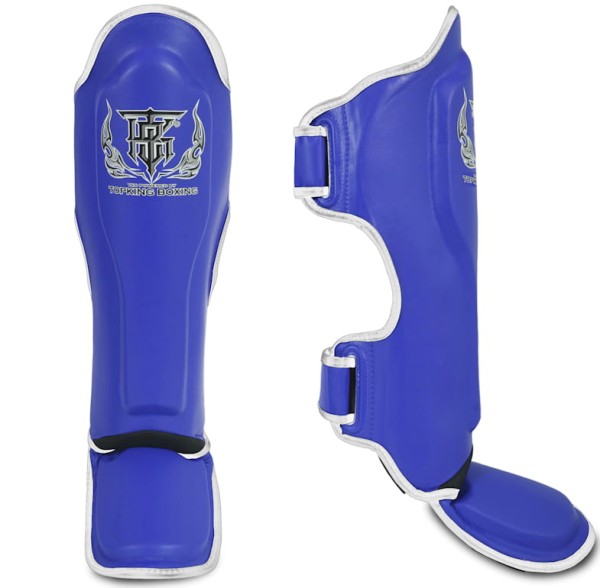 TOP KING Ochraniacze Piszczeli i Stopy Pro ECO Niebieskie