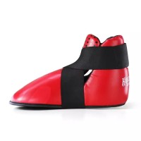 GROUND GAME Ochraniacze Stóp - Kopacze do Kickboxingu / Taekwondo ITF Czerwone