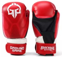 GROUND GAME Rękawice Otwarte do Taekwondo ITF Czerwone