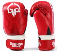 GROUND GAME Rękawice Otwarte do Taekwondo ITF Czerwone