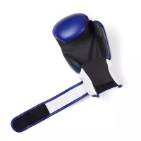 GROUND GAME Rękawice Otwarte do Taekwondo ITF Niebieskie