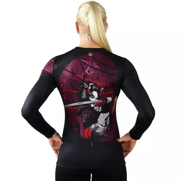GROUND GAME Rashguard MMA Damski Tsuru Warrior