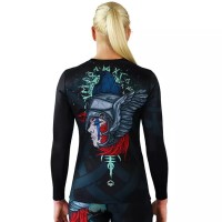 GROUND GAME Rashguard MMA Damski Valkyria Długi Rękaw
