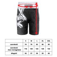 MASTERS Spodenki Bokserskie PATRIOTIC EAGLE Czarne