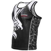 MASTERS Koszulka Bokserska PATRIOTIC EAGLE Czarna