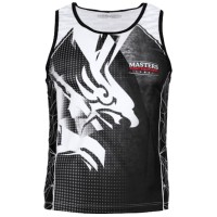 MASTERS Koszulka Bokserska PATRIOTIC EAGLE Czarna