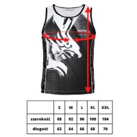 MASTERS Koszulka Bokserska PATRIOTIC EAGLE Czarna